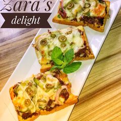 A picture of Bread pizza.