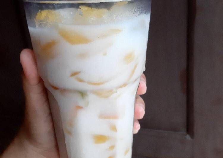 Resep Es Teller Nangka Mangga ?? Anti Gagal