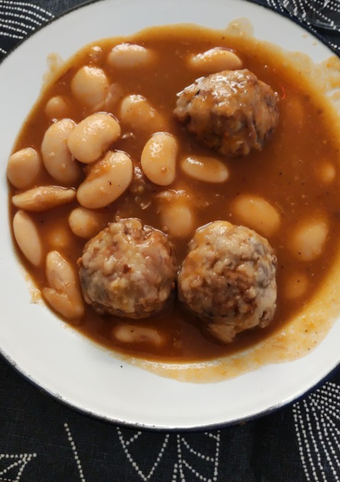 Una foto de Judiones con Albóndigas de Rabo de Toro