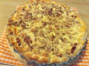 Una foto de pollo jamón queso