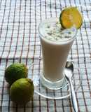 Gondhoraj Ghol (Bengali Style Kaffir Lime Buttermilk)