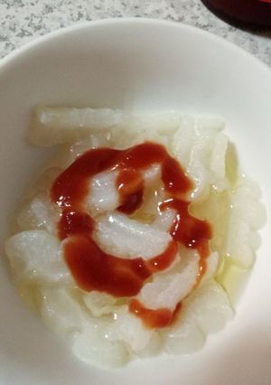 涼拌白玉（溫食篇） 的食譜成品照片