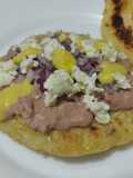 Arepa🥯con dip🥓de mortadela casera y queso🥯🫓🧀