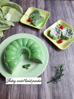 Foto resep Puding cendol lumut pandan