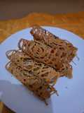 Kue sarang Laba-laba coklat