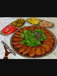 عکسی از دستور کتلت مرغ و گوشت 🌸