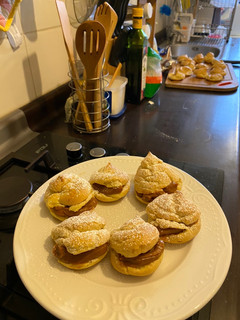 Una foto de Repollitos o profiteroles