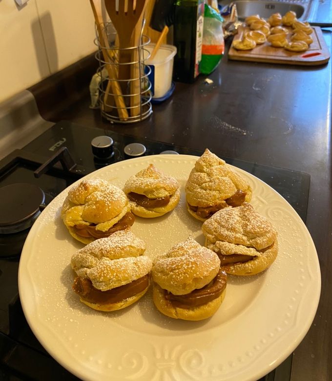 Una foto de Repollitos o profiteroles