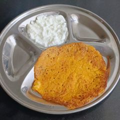 A picture of Cornflour(makke ka atta) Pudla.