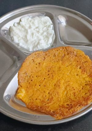 A picture of Cornflour(makke ka atta) Pudla.