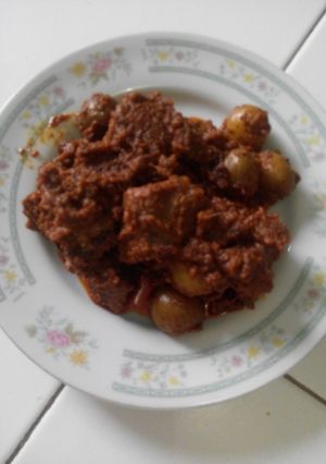 Foto resep Rendang daging sapi kentang