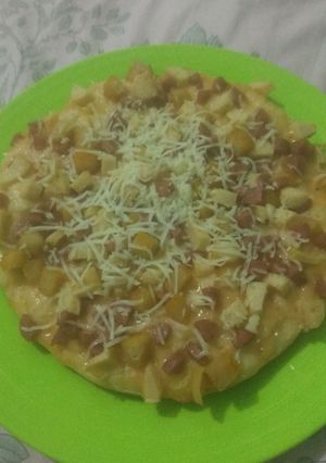 Foto resep Pizza teflon homemade #makewithlovetia