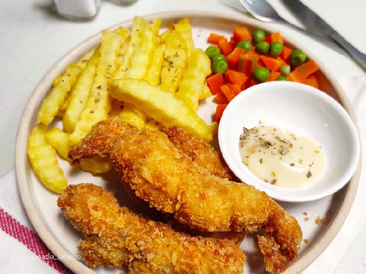 Cara Sederhana Menyiapkan Resep  Dory crispy &amp;amp; mayo yang Menggugah Selera, Bikin Ketagihan
