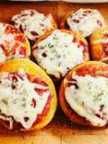 Mini Buffet Pizzas with Sourdough Starter