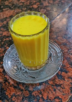 A picture of Turmeric Cardamom Milk.