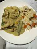 White Rice with Vegetables