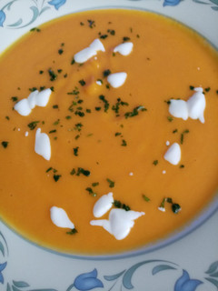 Una foto de Crema de zanahorias