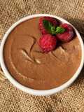 🍫Postrecito de cacao 🍫Proteico y saludable 🍫Receta viral #9