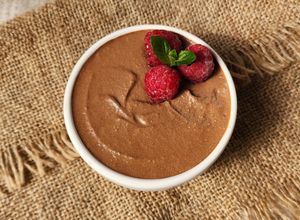 Una foto de 🍫Postrecito de cacao 🍫Proteico y saludable 🍫Receta viral #9