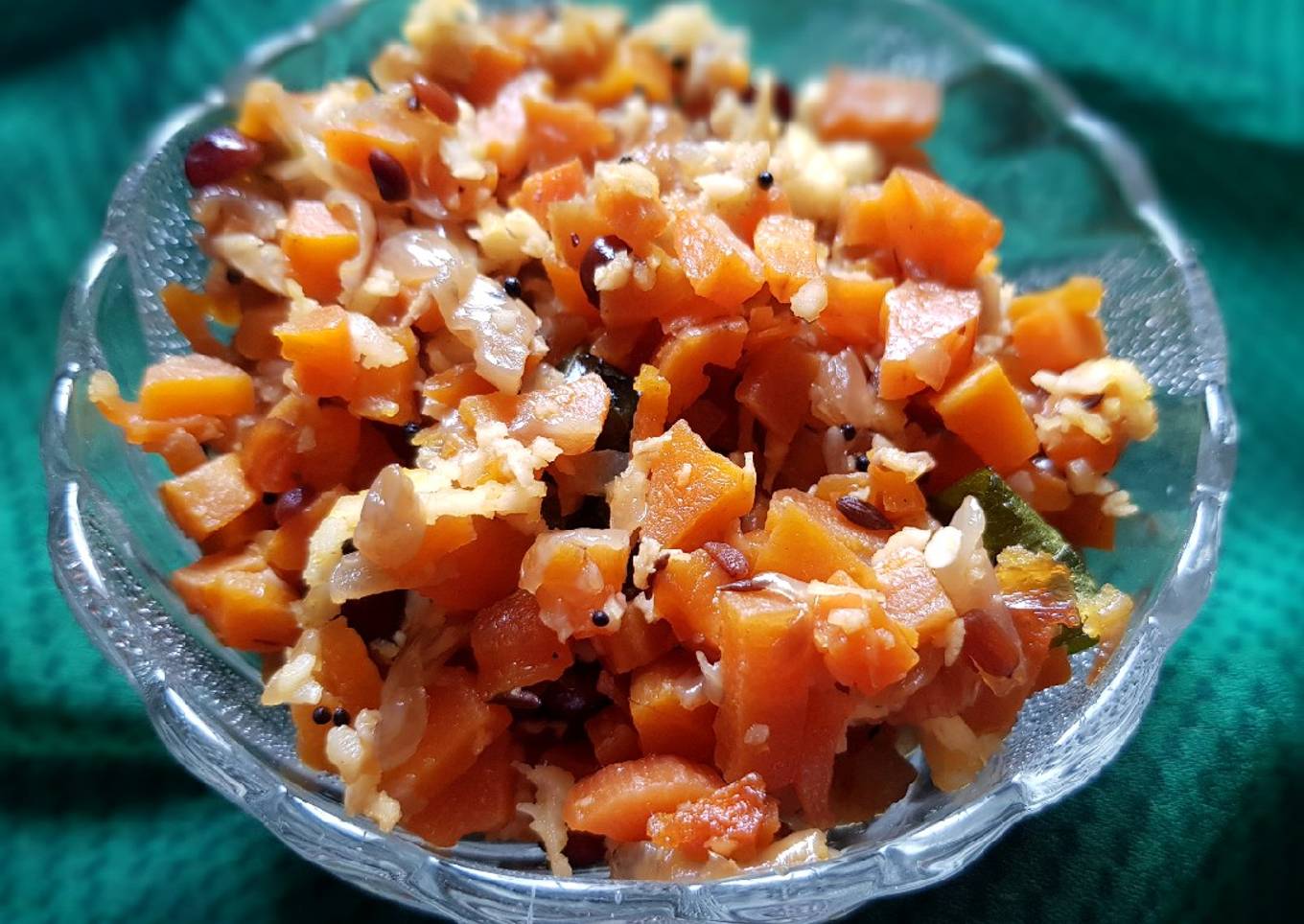 Carrot Stir fry Poriyal