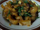 Oseng Kikil Cabe Ijo