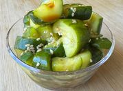 A picture of cucumber salad