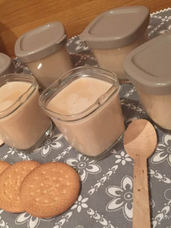Una foto de Yogur de galleta
