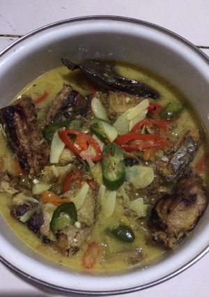 Foto resep Tongkol asap kuah santan