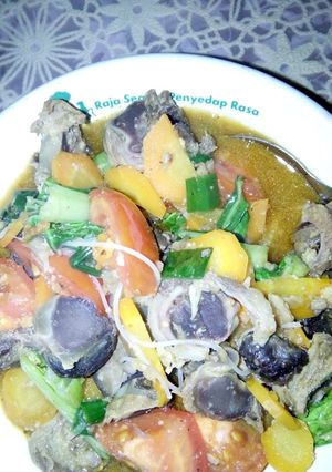 Foto resep Ati ampela tumis sayuran pedeess