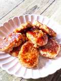 Teriyaki Chicken Meatballs with Corn