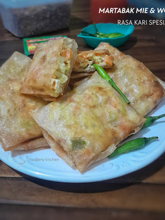 Foto resep Martabak Mie & Wortel Rasa Kari Spesial