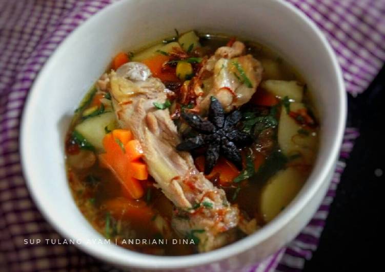 Bentuk Tulang Daun Resep Sup Tulang Ayam oleh Dhy Cookpad