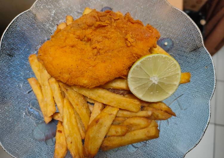 Fish and chips (mudah)