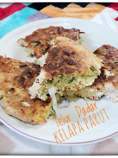 Foto resep Telur Dadar Kelapa Parut