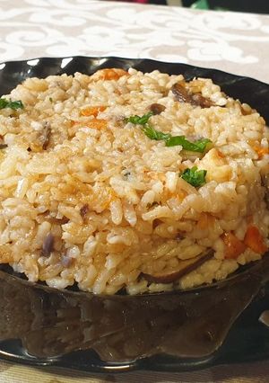 Una foto de Risotto de setas