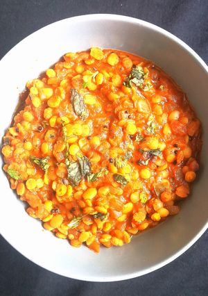 डाळकांदा (पूूरेेपूूर.. कोल्हापूर...) (daal kanda recipe in marathi) रेसिपी चे मुख्य फोटो 