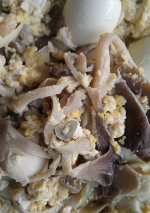 Foto resep Tumis jamur+telur non MSG