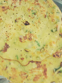 A picture of கடலைமாவு வெஞ்டபுள் தோசை (Kadalaimaavu vegetable dosai recipe in tamil).
