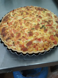 Una foto de Tarta Caprese