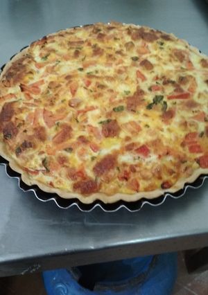 Una foto de Tarta Caprese