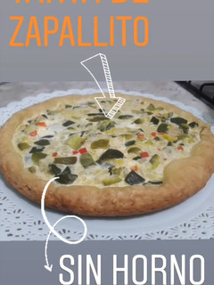 Una foto de Tarta de zapallitos sin horno!!