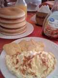 Panquecas con omelette
