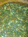Romeritos con mole almendrado