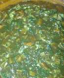 Romeritos con mole almendrado