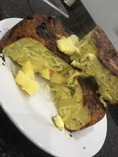 Una foto de Tortilla de papas facilísima