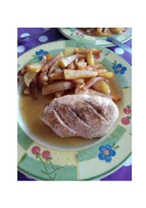Una foto de Pechugas de pollo al horno