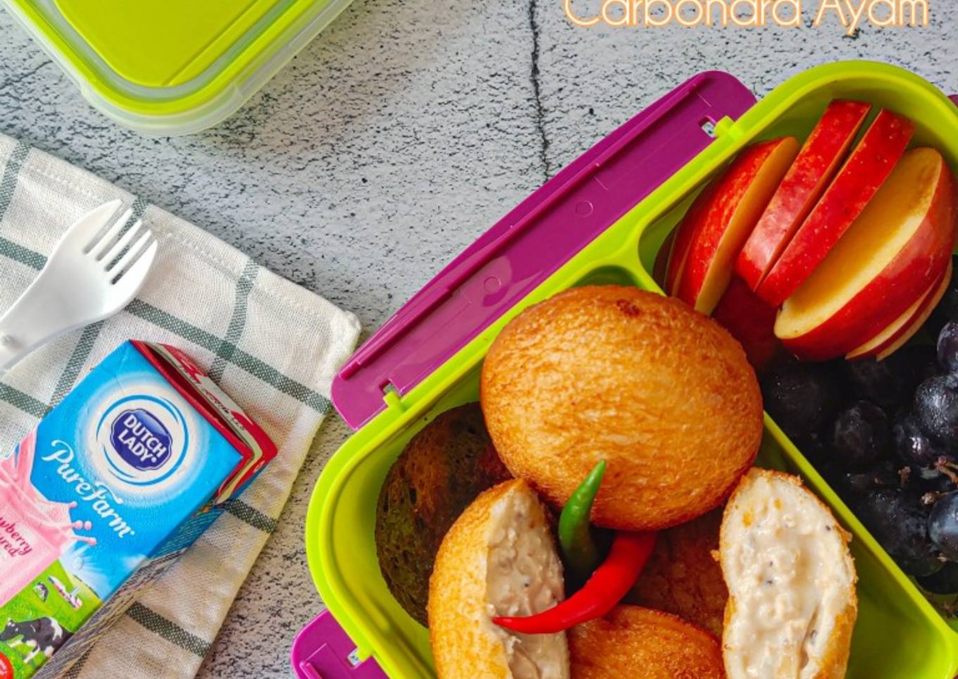 Ayam Carbonara Baguette