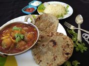 A picture of bajra onion roti
