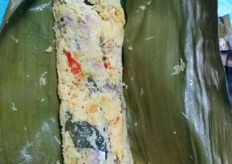 Pepes ikan Teri basah / mairo