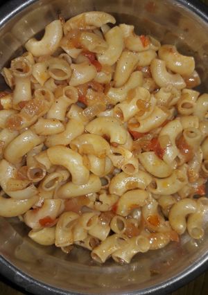 A picture of Tasty macroni.